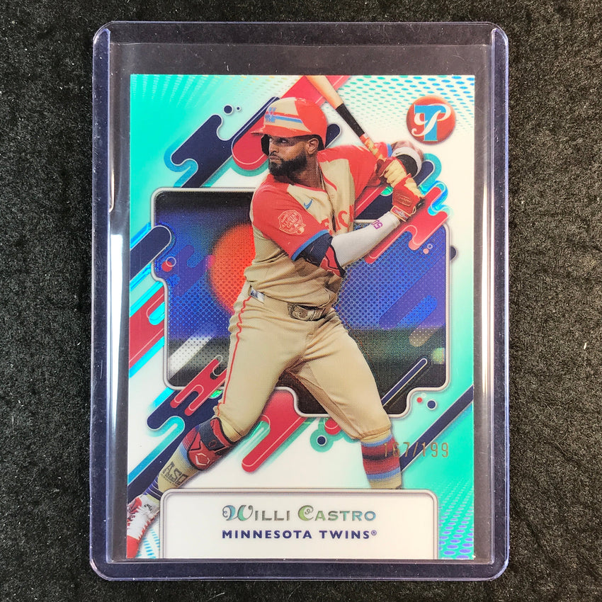 2025 Topps Pristine Baseball WILLI CASTRO Base Aqua 167/199 #296