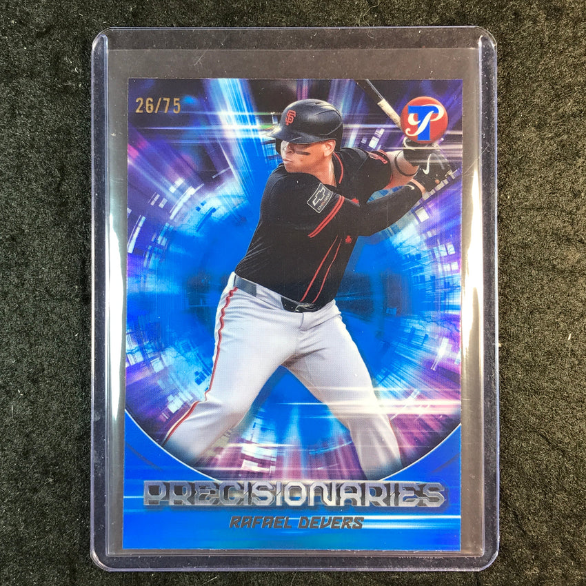 2025 Topps Pristine Baseball RAFAEL DEVERS Precisionaries Blue 26/75