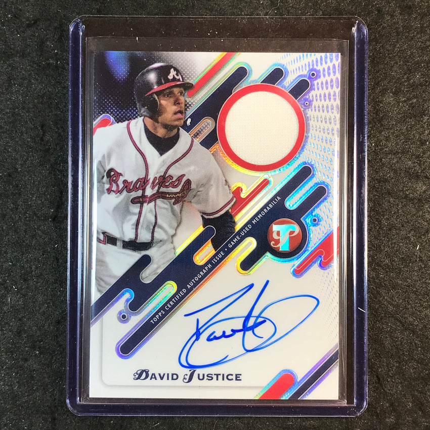 2025 Topps Pristine Baseball DAVID JUSTICE Pristine Pieces Relic Auto #DJ