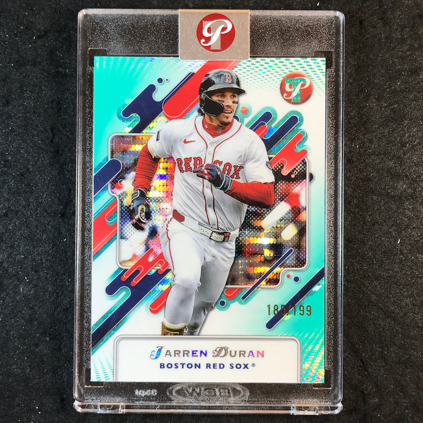 2025 Topps Pristine Baseball JARREN DURAN Pristine Aqua 185/199 #35