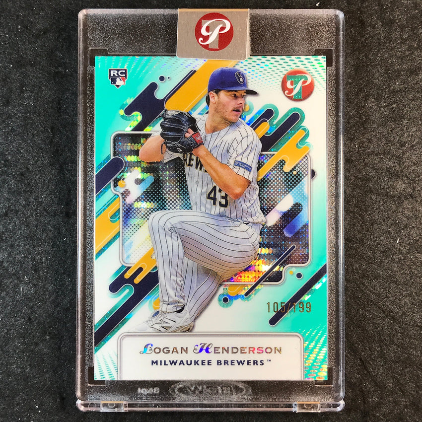 2025 Topps Pristine Baseball LOGAN HENDERSON Rookie Pristine Aqua 105/199 #221