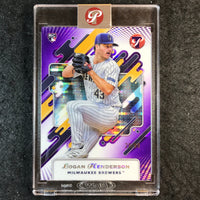2025 Topps Pristine Baseball LOGAN HENDERSON Rookie Pristine Purple 28/99 #221
