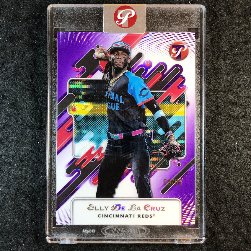 2025 Topps Pristine Baseball ELLY DE LA CRUZ Pristine Purple 5/99 #267