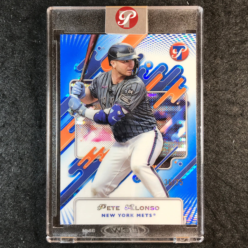 2025 Topps Pristine Baseball PETE ALONSO Pristine Blue 36/75 #115