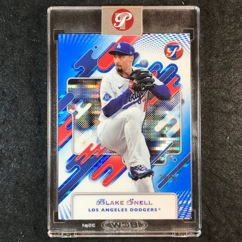 2025 Topps Pristine Baseball BLAKE SNELL Pristine Blue 29/75 #180