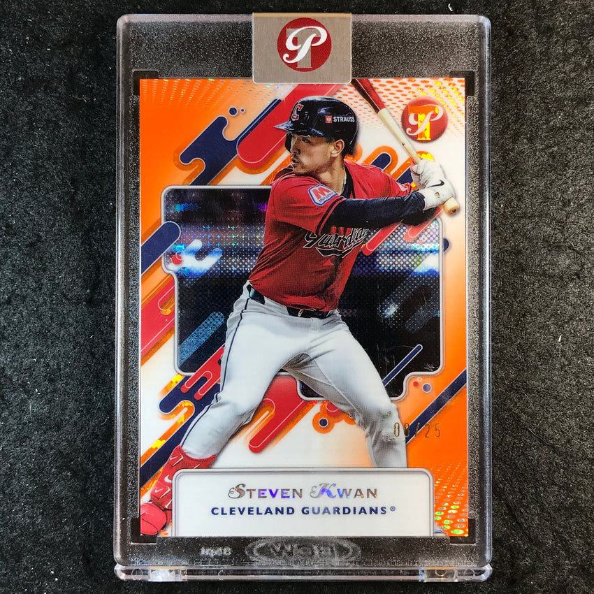 2025 Topps Pristine Baseball STEVEN KWAN Pristine Orange 8/25 #52