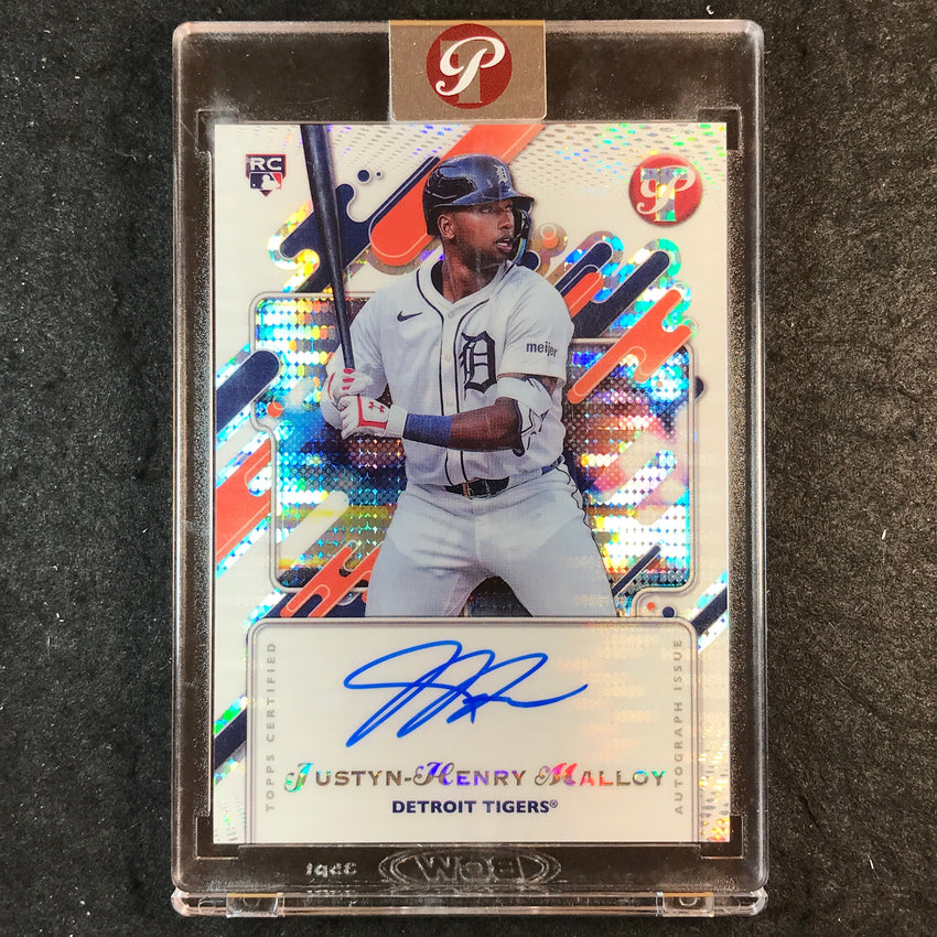 2025 Topps Pristine Baseball JUSTYN-HENRY MALLOY Pristine Rookie Auto #PA-JM