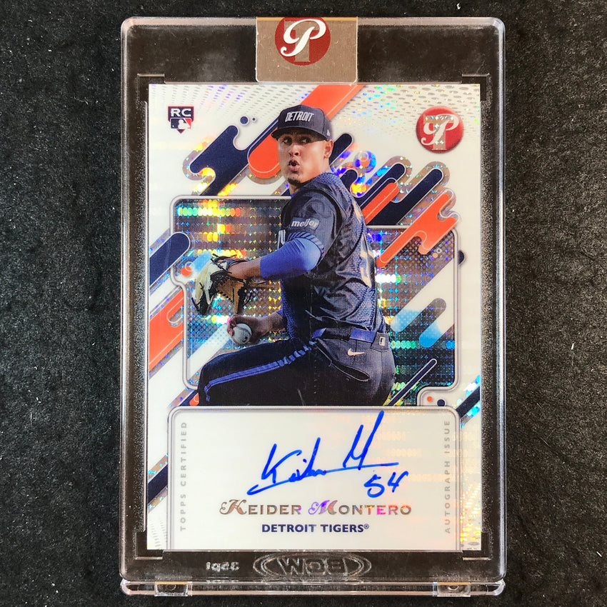 2025 Topps Pristine Baseball KEIDER MONTERO Pristine Rookie Auto #PA-KM (A)