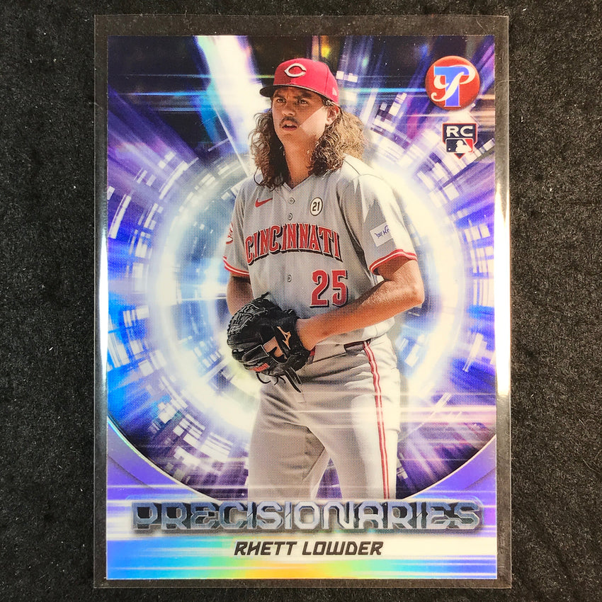 2025 Topps Pristine Baseball RHETT LOWDER Precisionaries Rookie #29