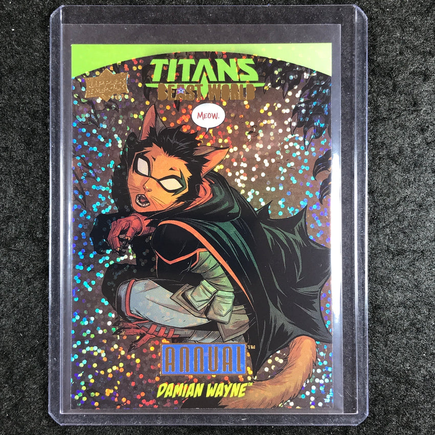 2023-24 DC Annual DAMIAN WAYNE Beast World Sparkle 91/99 #11