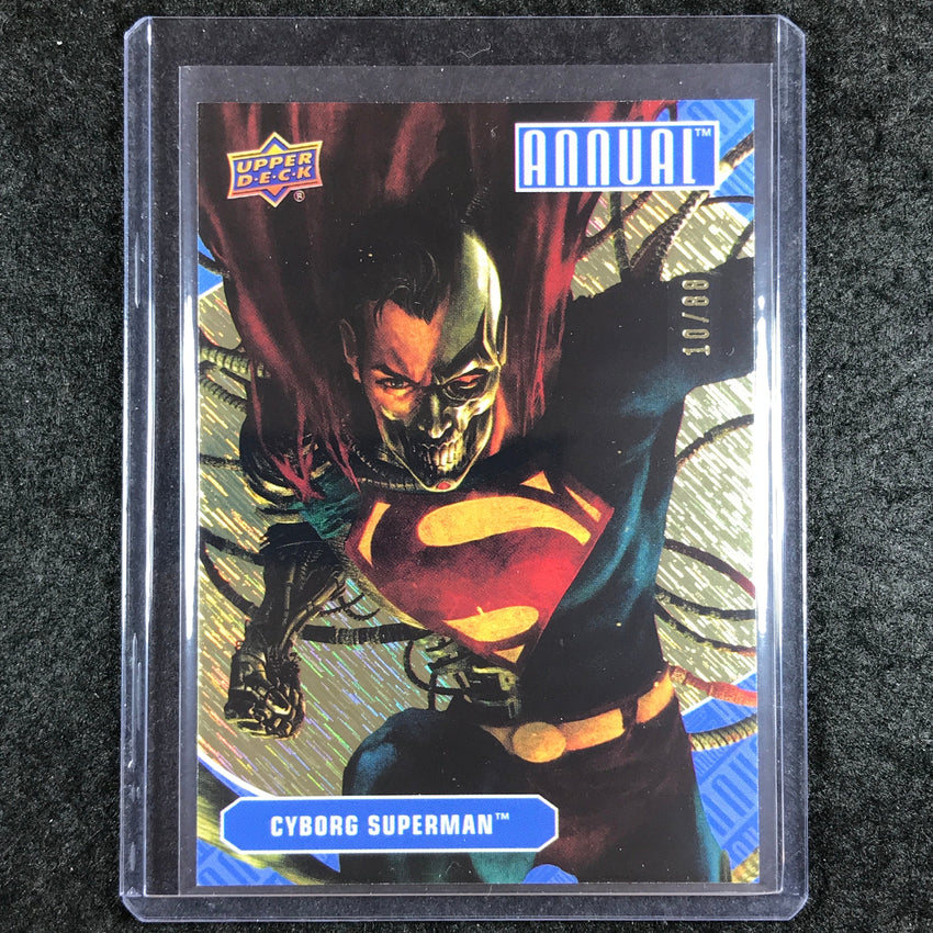 2023-24 DC Annual CYBORG SUPERMAN Base Gold Linearity 10/88 #64