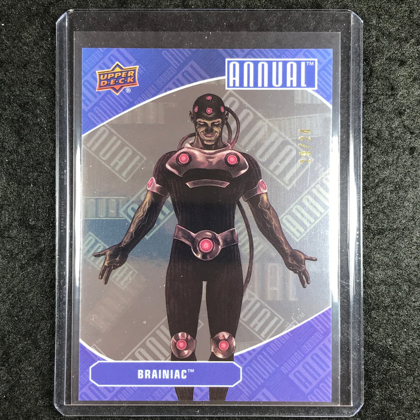 2023-24 DC Annual BRAINIAC Base Hologram 19/24 #75