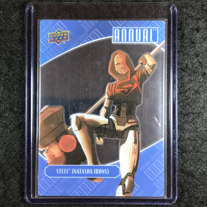 2023-24 DC Annual STEEL (NATASHA IRONS) Crystal Clear Plexi /10 #95