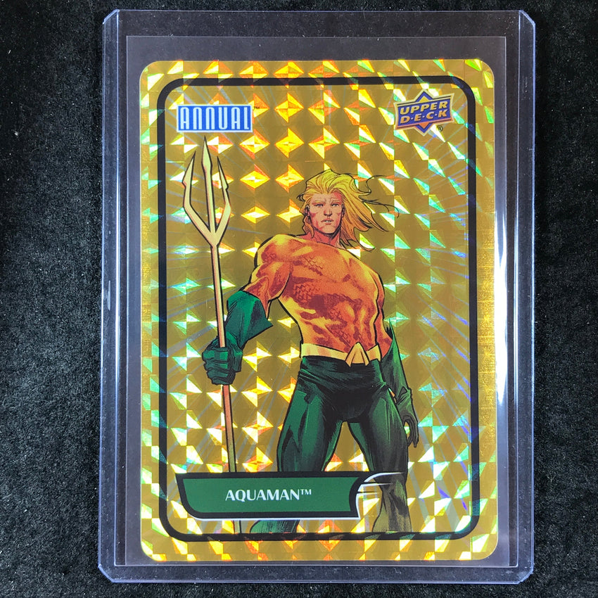 2023-24 DC Annual AQUAMAN Backscatters Gold #18