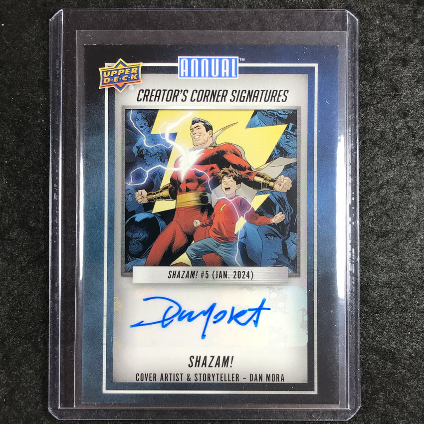 2023-24 DC Annual DAN MORA SHAZAM! Creator's Corner Signatures Auto #DM