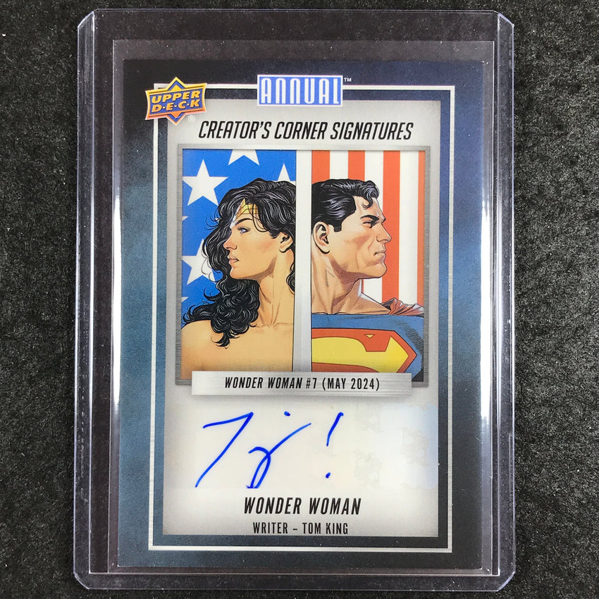 2023-24 DC Annual TOM KING WONDER WOMAN Creator's Corner Signatures Auto #TK
