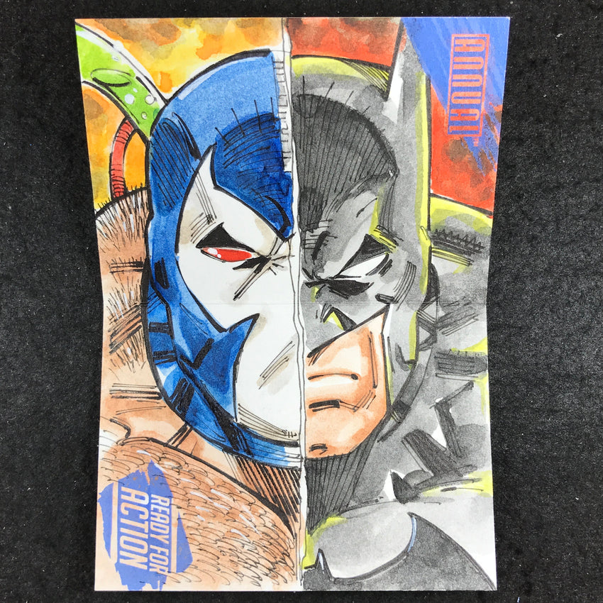 2023-24 DC Annual BATMAN & BANE Ready For Action Sketch Booklet EMRAH CILDIR