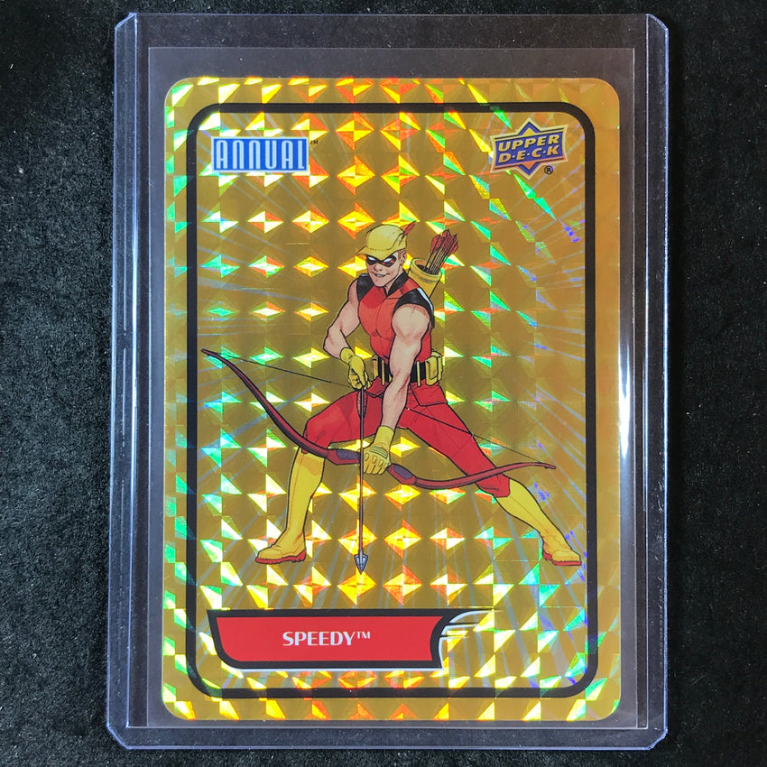 2023-24 DC Annual SPEEDY Backscatters Gold #25