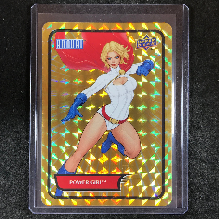 2023-24 DC Annual POWER GIRL Backscatters Gold #8
