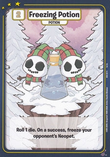 FOIL Freezing Potion - DON-237 - R - Neopets TCG  Defenders of Neopia 1st Edition