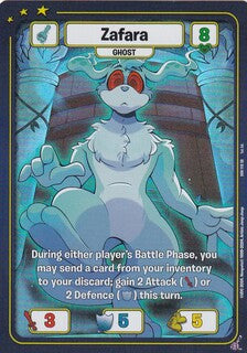 Zafara (Ghost) - DON-119 - SR - Neopets TCG  Defenders of Neopia 1st Edition