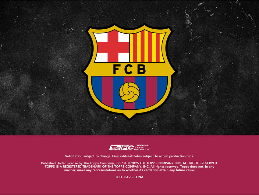 2025-26 Topps FC Barcelona Soccer Team Set