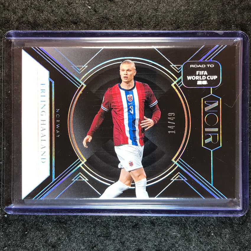 2025-26 Noir Road to FIFA World Cup ERLING HAALAND Base Silver 14/49 #167