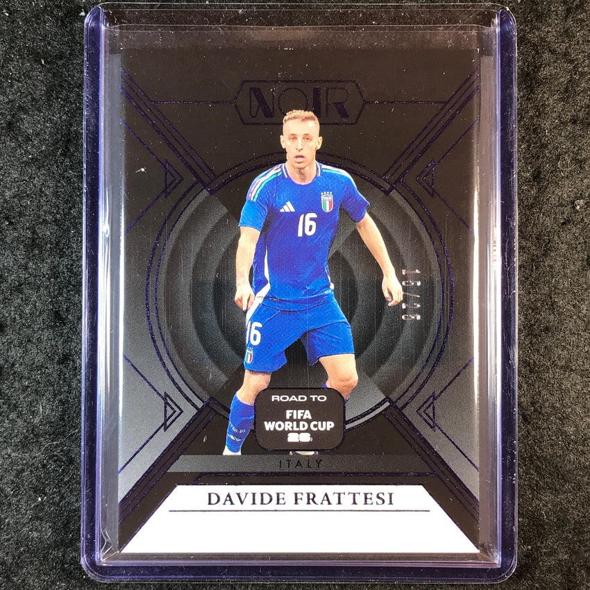 2025-26 Noir Road to FIFA World Cup DAVIDE FRATTESI Base Sapphire 15/25 #17
