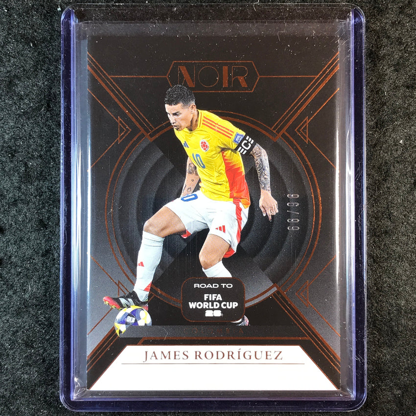 2025-26 Noir Road to FIFA World Cup JAMES RODRIGUEZ Base Bronze 96/99 #24