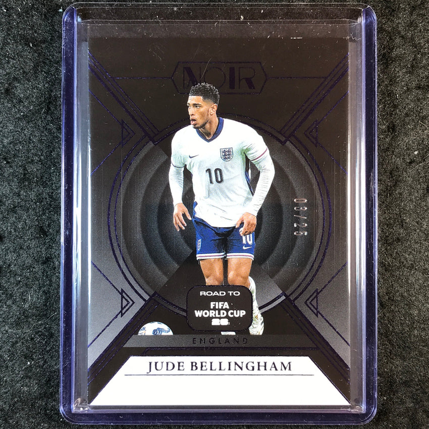 2025-26 Noir Road to FIFA World Cup JUDE BELLINGHAM Base Sapphire 3/25 #49