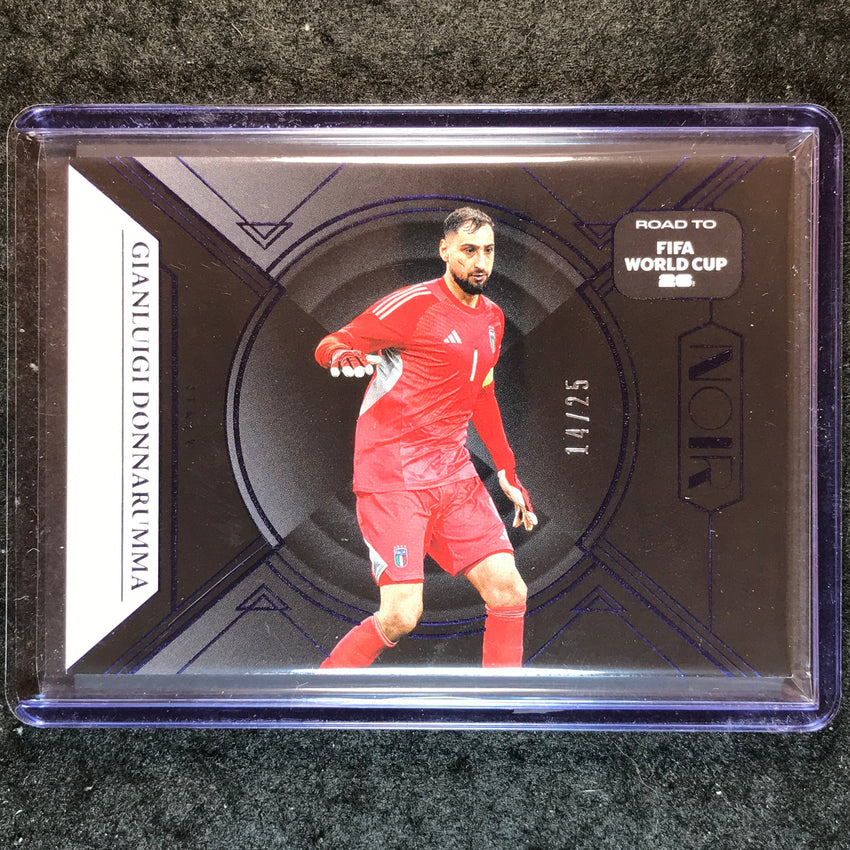 2025-26 Noir Road to World Cup GIANLUIGI DONNARUMMA Base Sapphire 14/25 #117