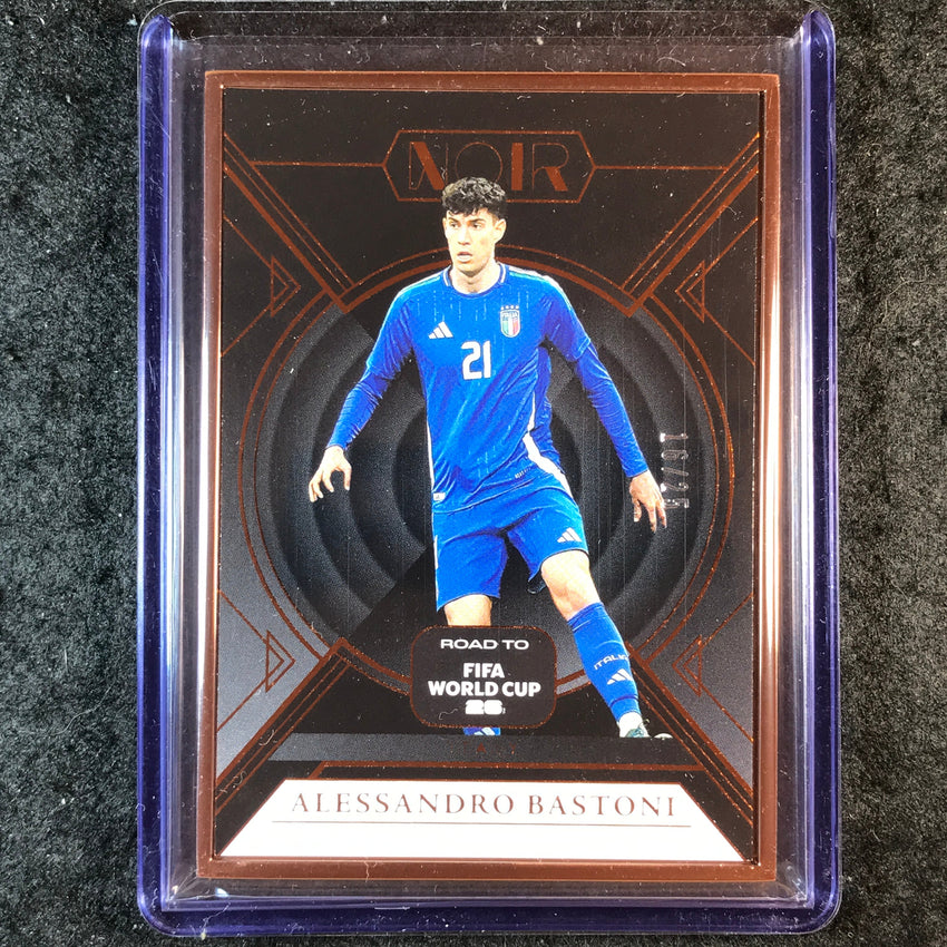 2025-26 Noir Road to World Cup ALESSANDRO BASTONI Base Bronze Frame 16/25 #15