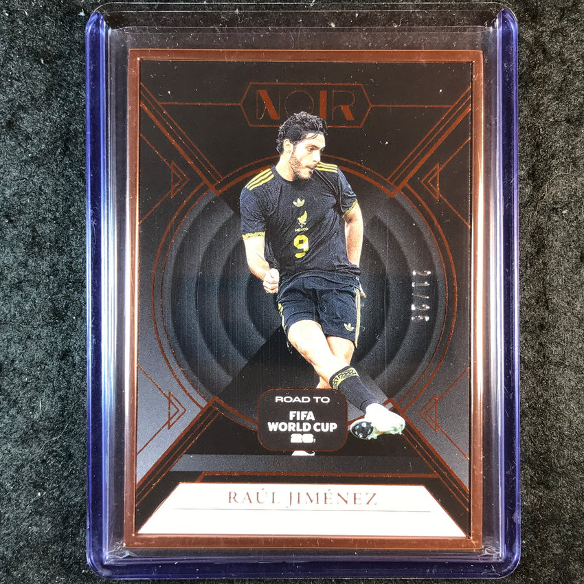 2025-26 Noir Road to FIFA World Cup RAUL JIMENEZ Base Bronze Frame 21/25 #26