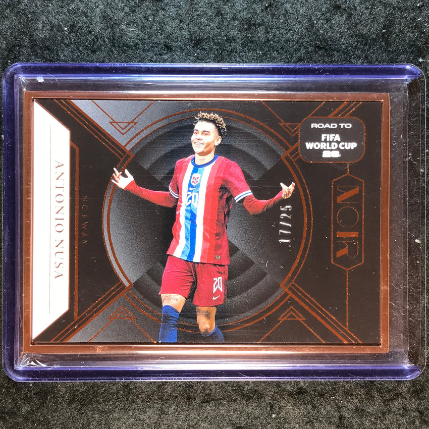 2025-26 Noir Road to FIFA World Cup ANTONIO NUSA Base Bronze Frame 17/25 #165