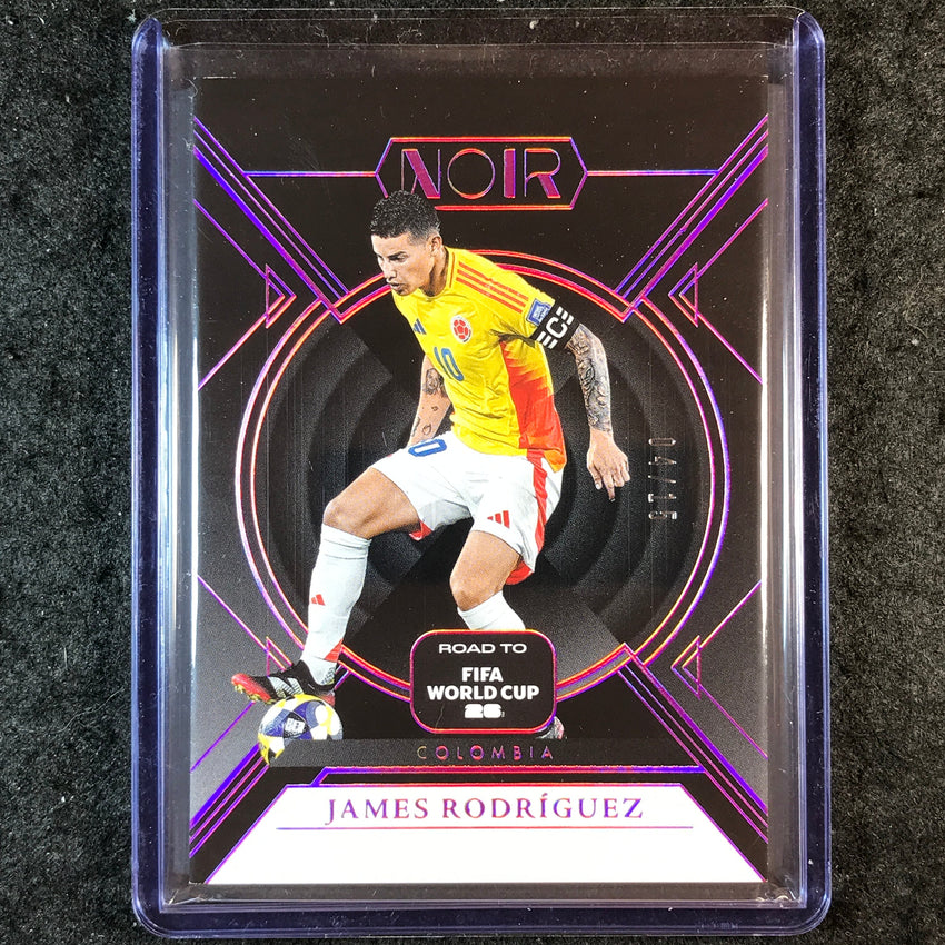 2025-26 Noir Road to FIFA World Cup JAMES RODRIGUEZ Base Pink 4/15 #24