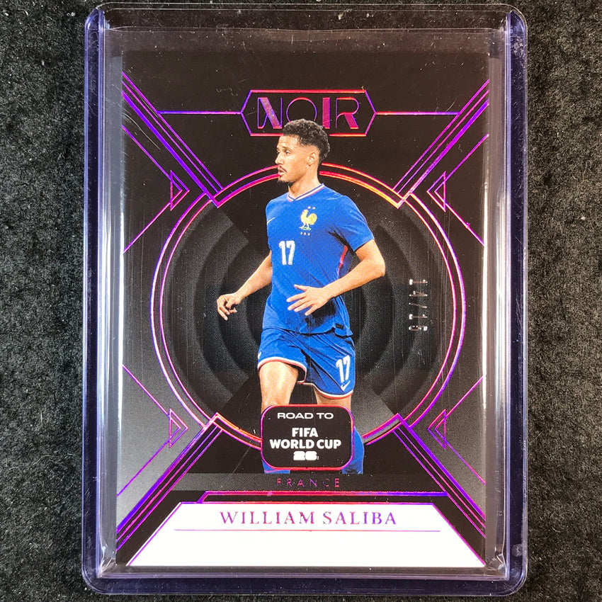 2025-26 Noir Road to FIFA World Cup WILLIAM SALIBA Base Pink 14/15 #29