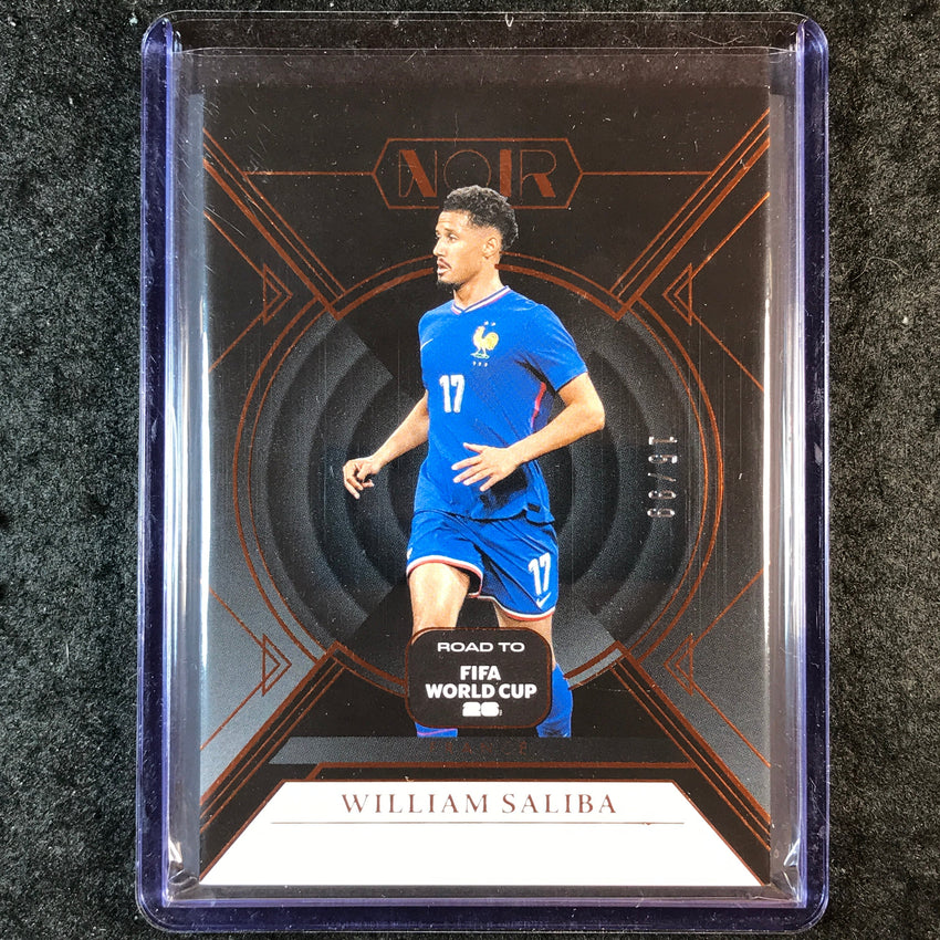 2025-26 Noir Road to FIFA World Cup WILLIAM SALIBA Base Bronze 15/99 #29