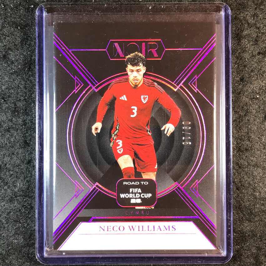 2025-26 Noir Road to FIFA World Cup NECO WILLIAMS Base Pink 9/15 #38