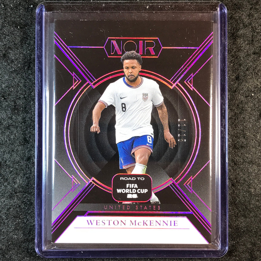 2025-26 Noir Road to FIFA World Cup WESTON MCKENNIE Base Pink 11/15 #42
