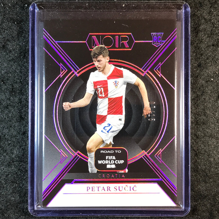 2025-26 Noir Road to FIFA World Cup PETAR SUCIC Rookie Base Pink 7/15 #54
