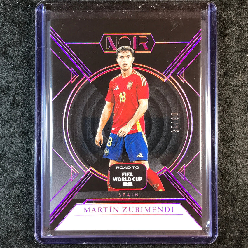 2025-26 Noir Road to FIFA World Cup MARTIN ZUBIMENDI Base Pink 3/15 #56