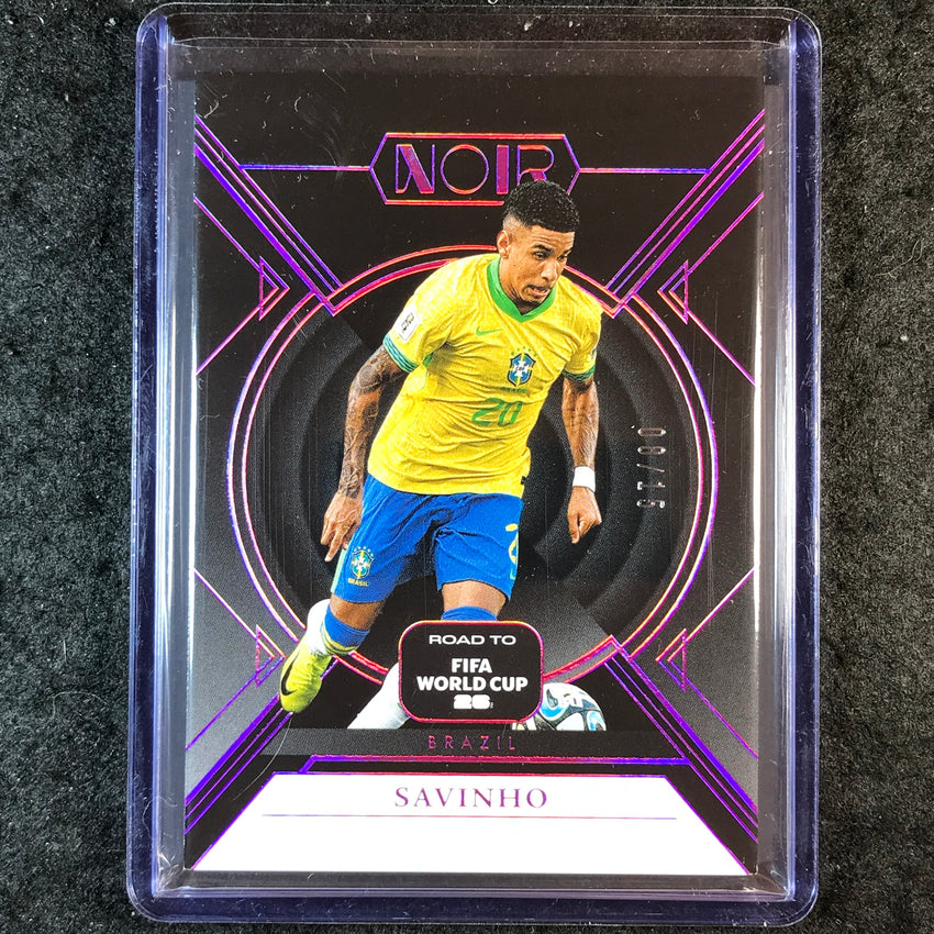 2025-26 Noir Road to FIFA World Cup SAVINHO Base Pink 8/15 #72