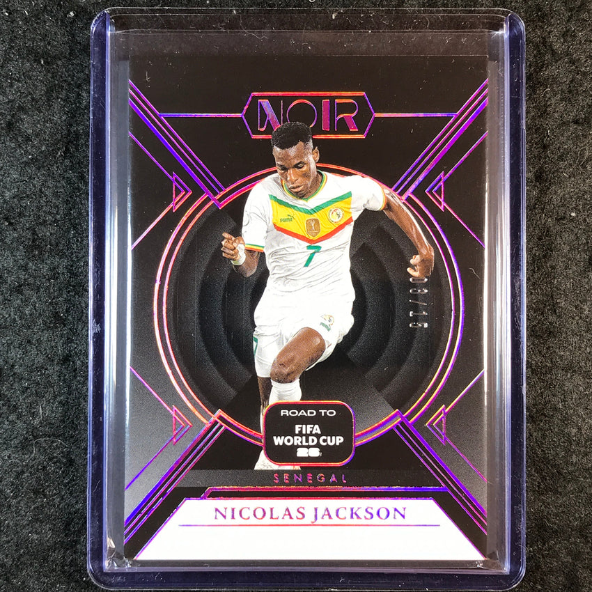 2025-26 Noir Road to FIFA World Cup NICOLAS JACKSON Base Pink 3/15 #74