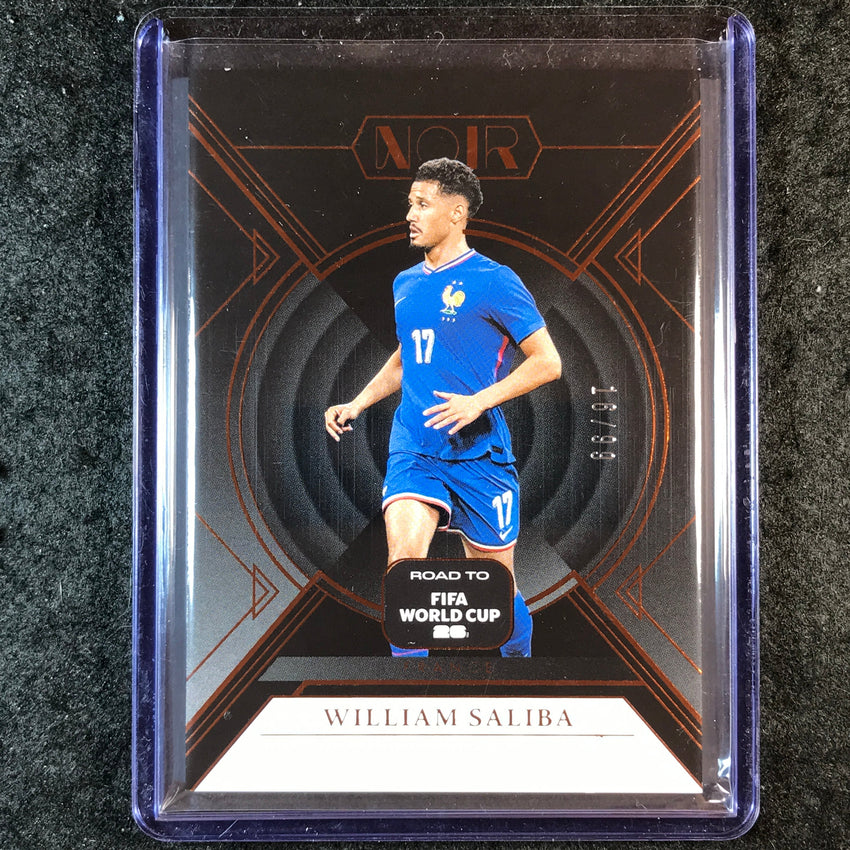 2025-26 Noir Road to FIFA World Cup WILLIAM SALIBA Base Bronze 16/99 #29