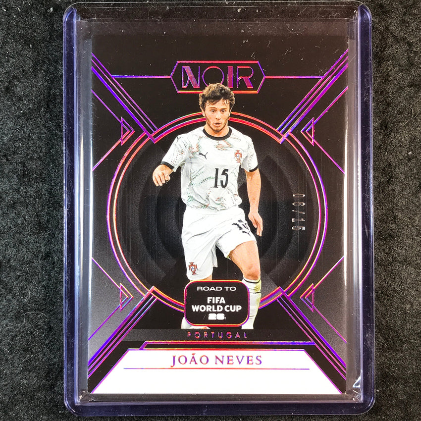 2025-26 Noir Road to FIFA World Cup JOAO NEVES Base Pink 6/15 #95
