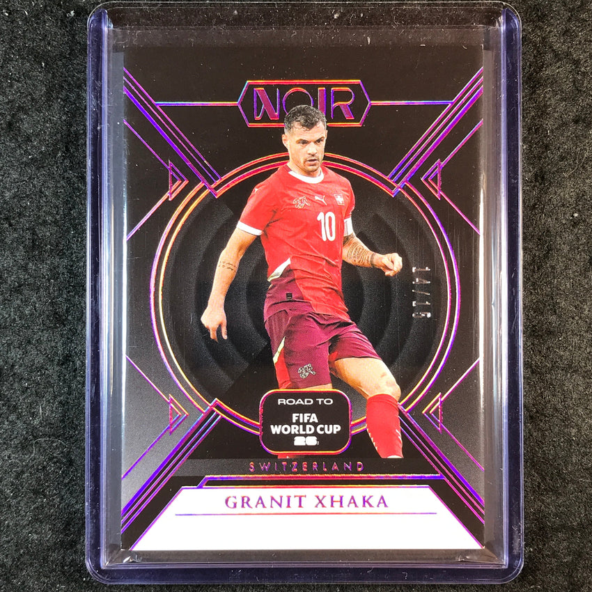 2025-26 Noir Road to FIFA World Cup GRANIT XHAKA Base Pink 14/15 #97