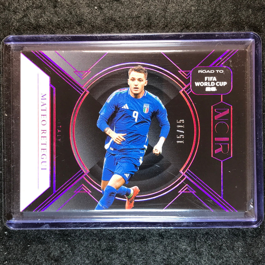 2025-26 Noir Road to FIFA World Cup MATEO RETEGUI Base Pink 15/15 #116
