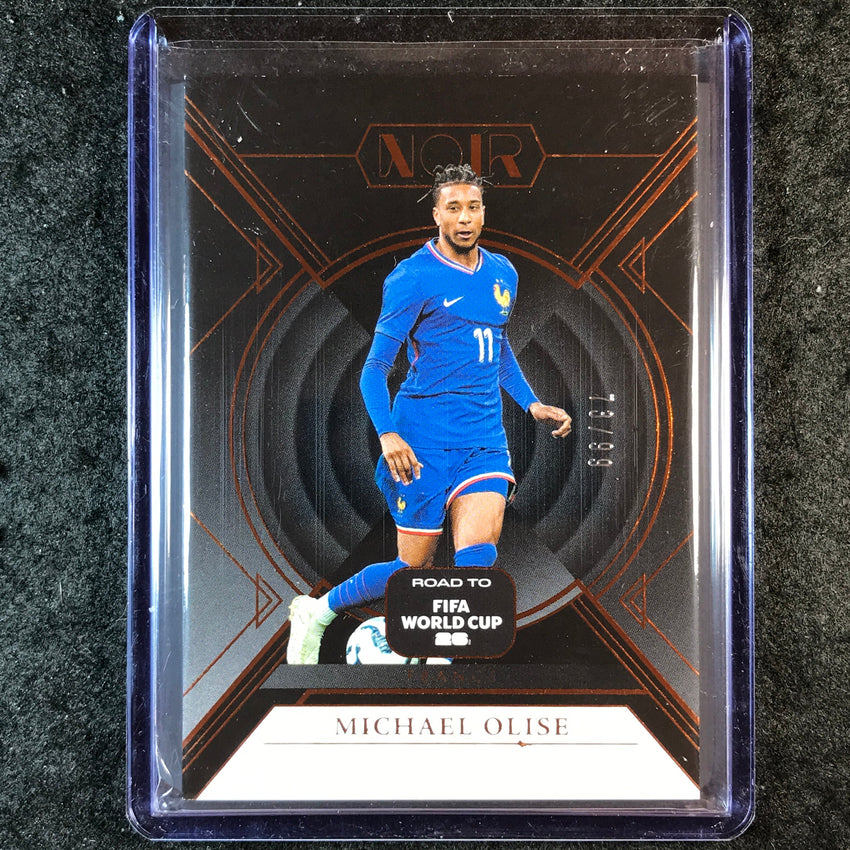 2025-26 Noir Road to FIFA World Cup MICHAEL OLISE Base Bronze 73/99 #30