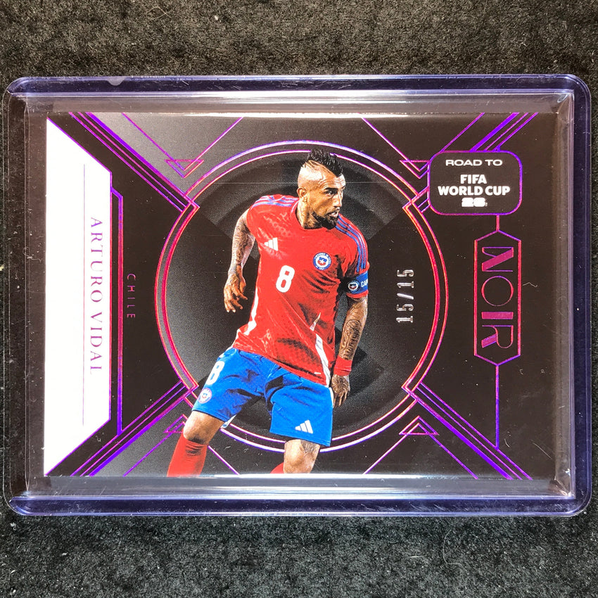 2025-26 Noir Road to FIFA World Cup ARTURO VIDAL Base Pink 15/15 #133