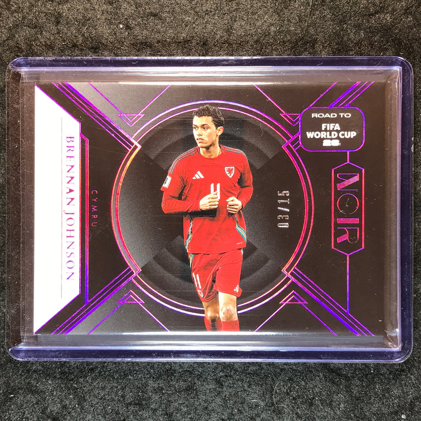 2025-26 Noir Road to FIFA World Cup BRENNAN JOHNSON Base Pink 3/15 #138